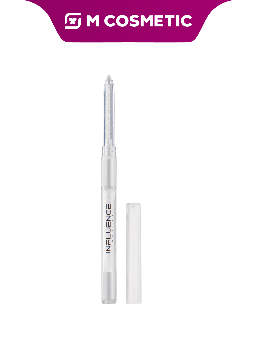 INFLUENCE BEAUTY Spectrum Карандаш для глаз белый с блестками каял гелевый 05