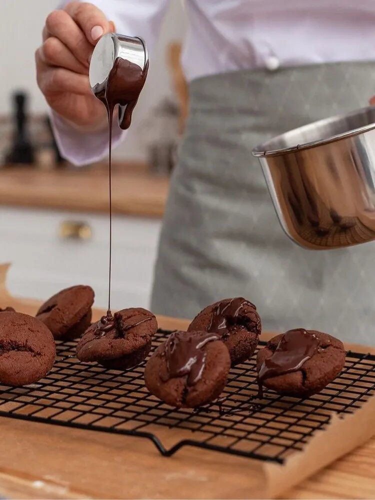 Решётка для глазирования и остывания кондитерских изделий KONFINETTA, цвет чёрный — фото 11