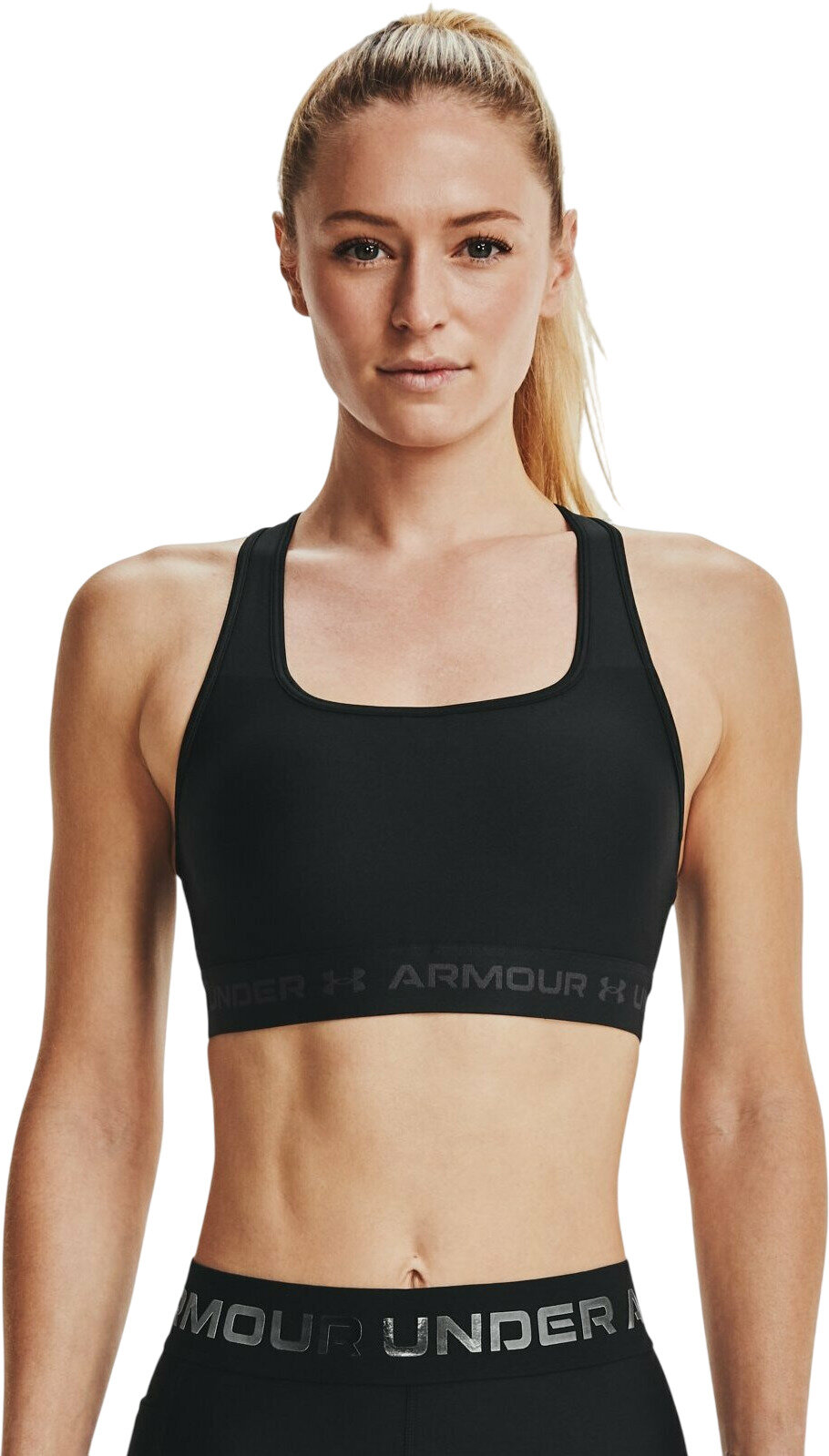 Топ спортивный Under Armour Mid Crossback, размер MD, black1