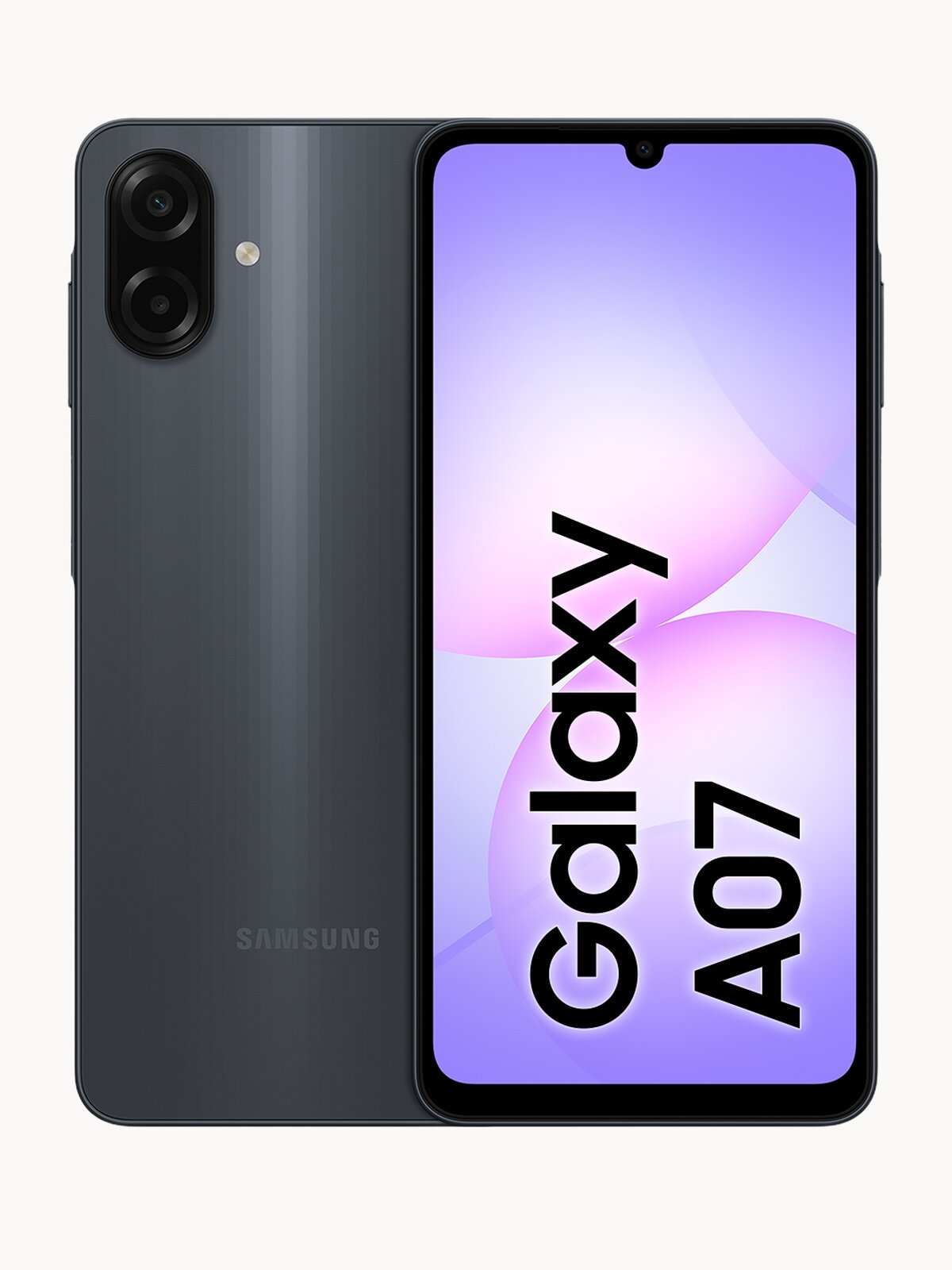 Смартфон Samsung Galaxy A07, 4/64 ГБ, Dual nano SIM, 6.7", 5000 мАч, черный