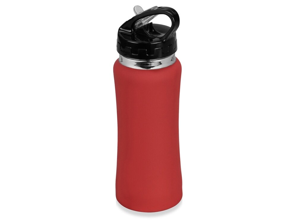 Бутылка спортивная "Коста-Рика" 600 мл, цвет красный