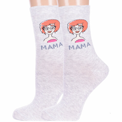 фото Носки брестские, 2 пары, размер 25, серый