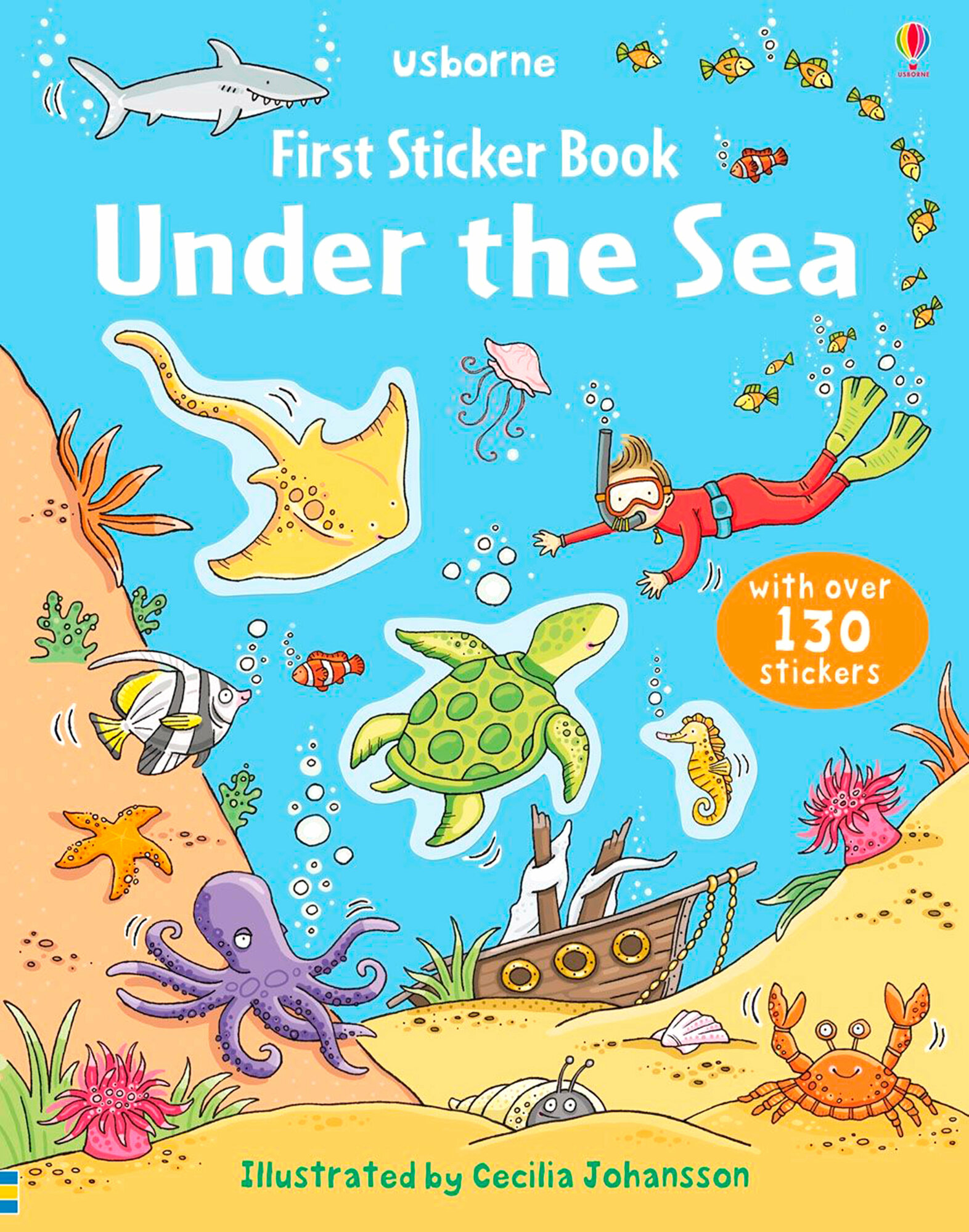 First Sticker Book Under the Sea / Книга на Английском