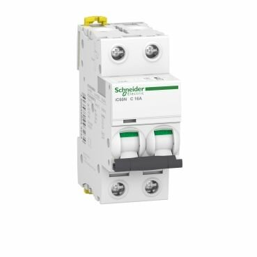 Автоматический выключатель Acti9 2P 16А (C) 6кА A9F79216 Schneider Electric