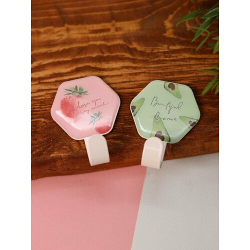 Крючок на липучке Beautiful home 2шт mix color 260₽