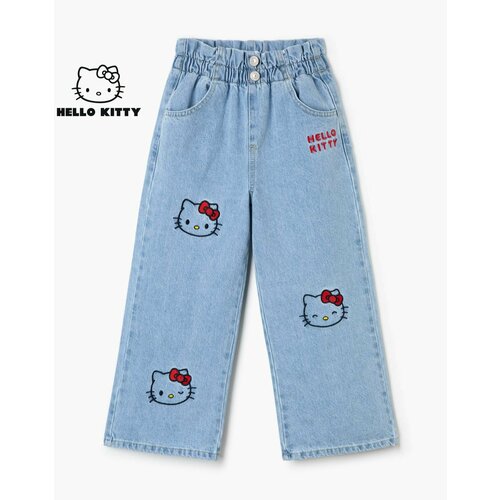 фото Джинсы gloria jeans, размер 3-4г/104 (28), голубой