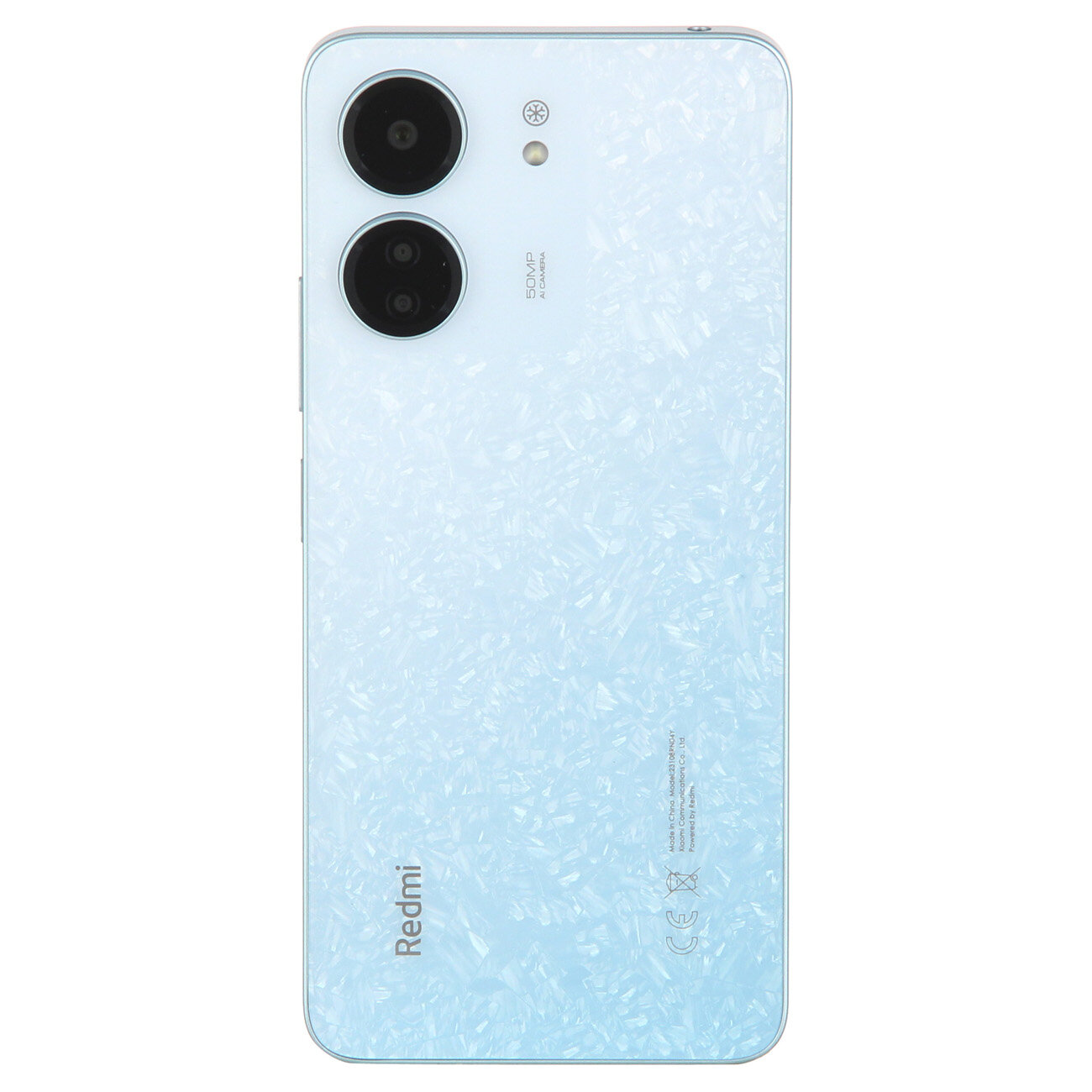 Смартфон Xiaomi Redmi 13C 8/256 ГБ Международная версия, Dual nano SIM, ледниковый белый с NFC — фото 1