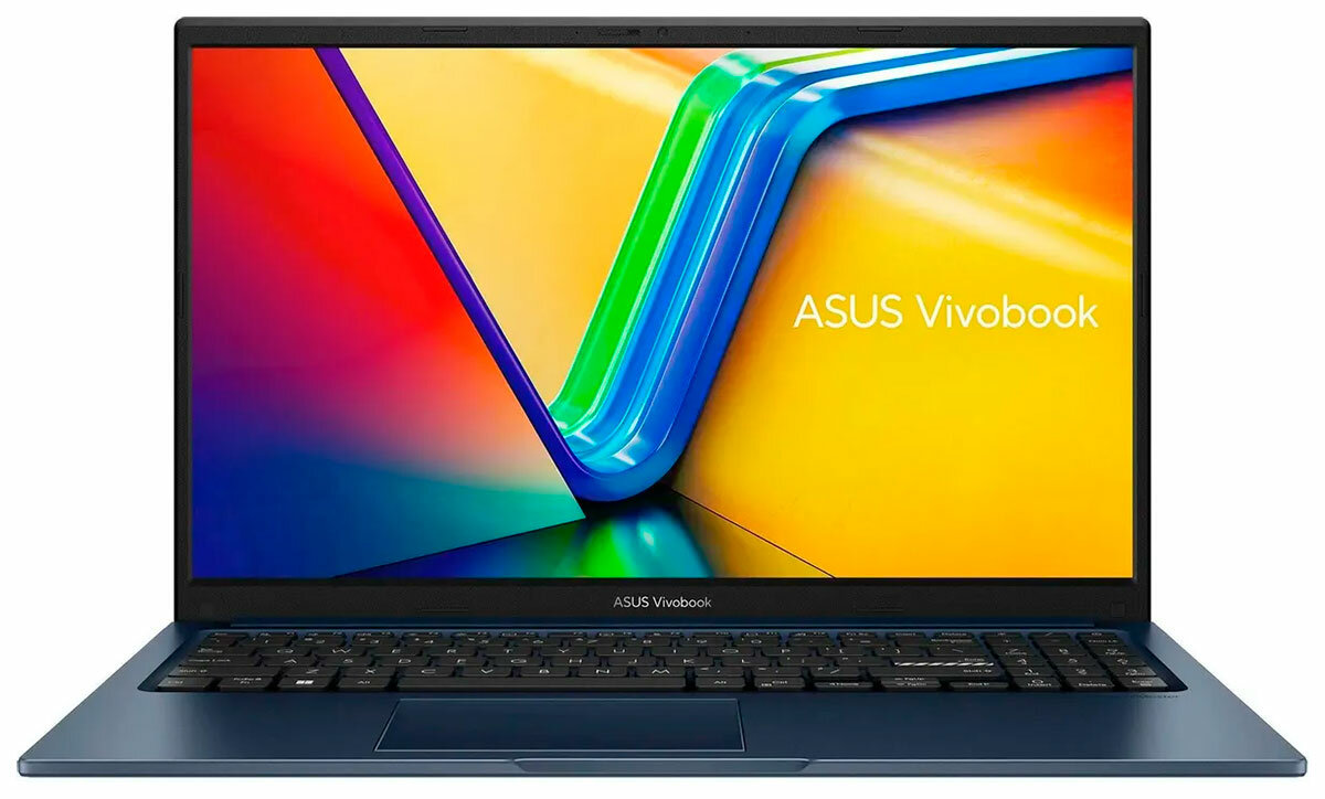 Ноутбук ASUS Vivobook 15 X1504ZA-BQ824 15.6 (1920x1080) IPS/Intel Core i3-1215U/8ГБ DDR4/256ГБ SSD/UHD Graphics/Без ОС синий (90NB1021-M015W0)