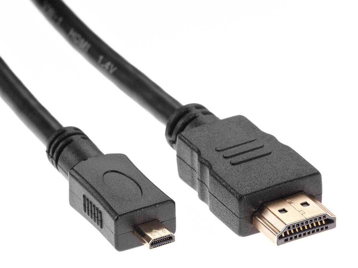 Кабель HDMI - micro HDMI v1.4 / 1.5 метра /4K / 2160P / 1080P — фото 1