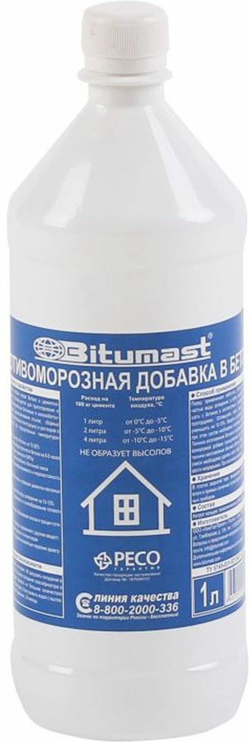 Противоморозная добавка Bitumast 1 л