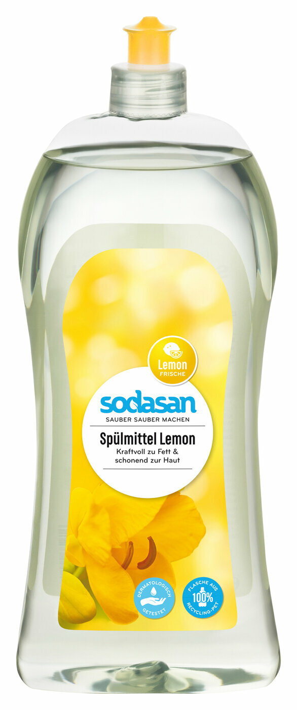 Средство Sodasan для мытья посуды с лимоном 500 мл - фото №13