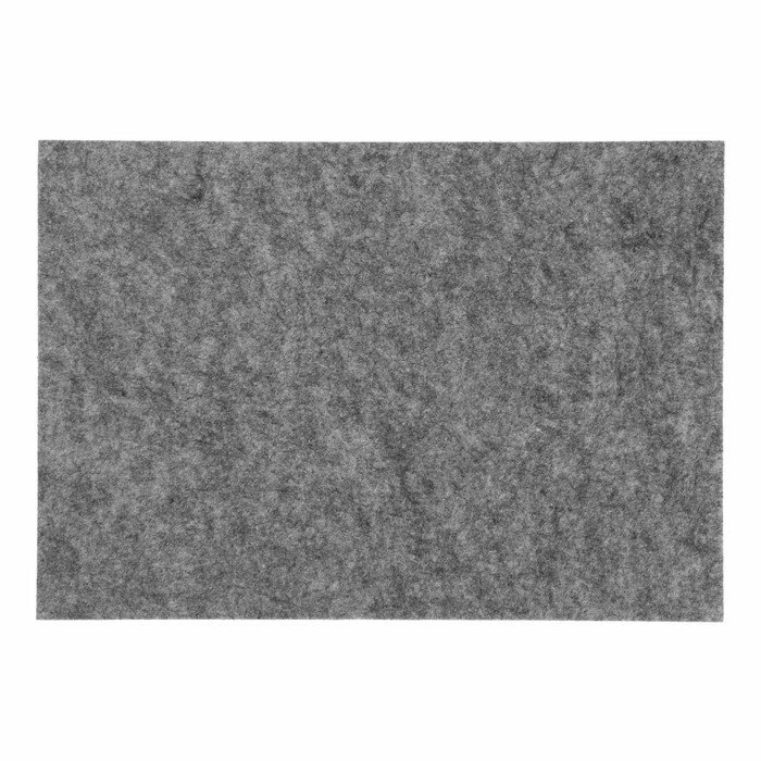 Тундра Накладка для мебели из войлока, 210х300 мм, клейкая поверхность, цвет серый