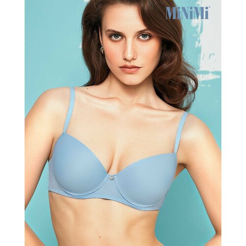 фото Бюстгальтер minimi, размер 75c, голубой