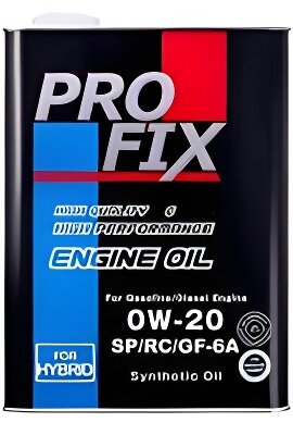 Масло моторное синтетическое 4л - Engine Oil 0W20 SP GF-6 PROFIX SP0W20C
