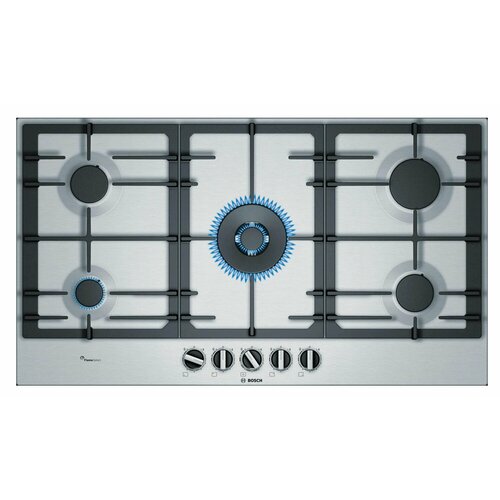 Газовая варочная панель Bosch PCR9A5B90M нержавеющая сталь 7319000₽