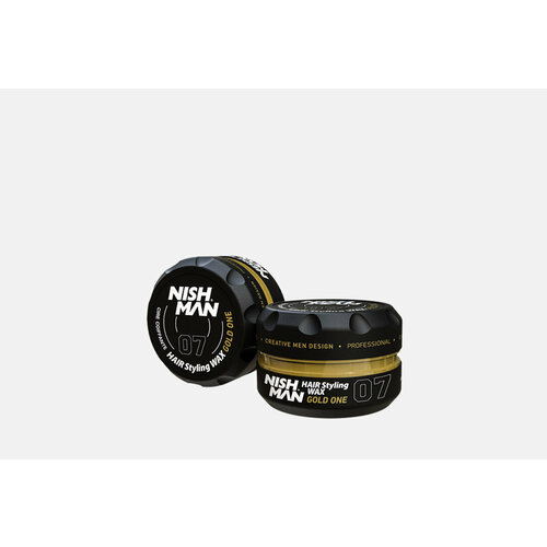 Воск для укладки волос NISHMAN AQUA HAIR STYLING WAX 07 GOLD ONE / объём 100 мл