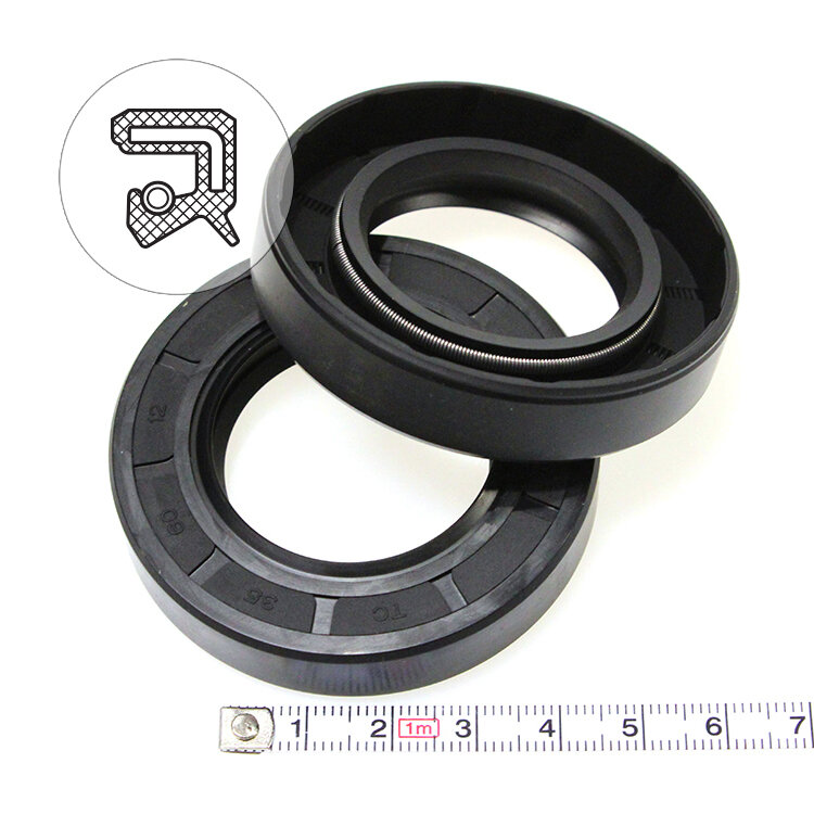 Манжета армированная (Сальник) 35х60х12 (тип 2 / TC) 70NBR (упаковка 10 шт.)