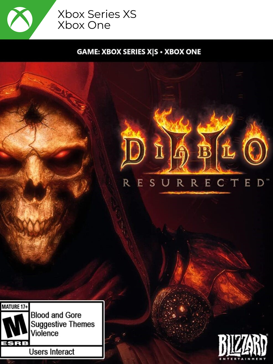 Diablo 2 Resurrected для Xbox One, Series x|s, русский язык , электронный ключ