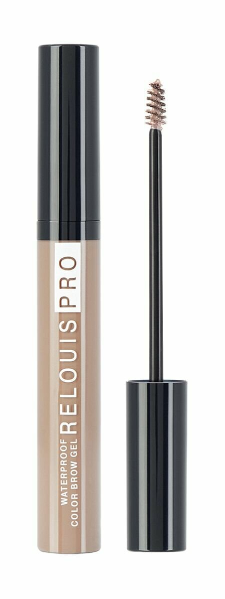 Водостойкий оттеночный гель для бровей / 1 Светлый / Relouis Waterproof Color Brow Gel