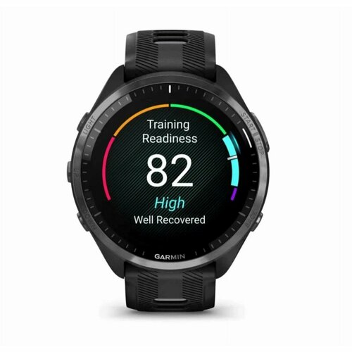 Умные часы Garmin Forerunner 965 Carbon Grey карбоново-серый безель с черно-серым ремешком 8300700₽