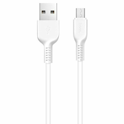 USB кабель HOCO X20 Flash MicroUSB, 2.4А, 1м, TPE (белый) usb кабель hoco x20 flash microusb 2 4а 1м tpe белый