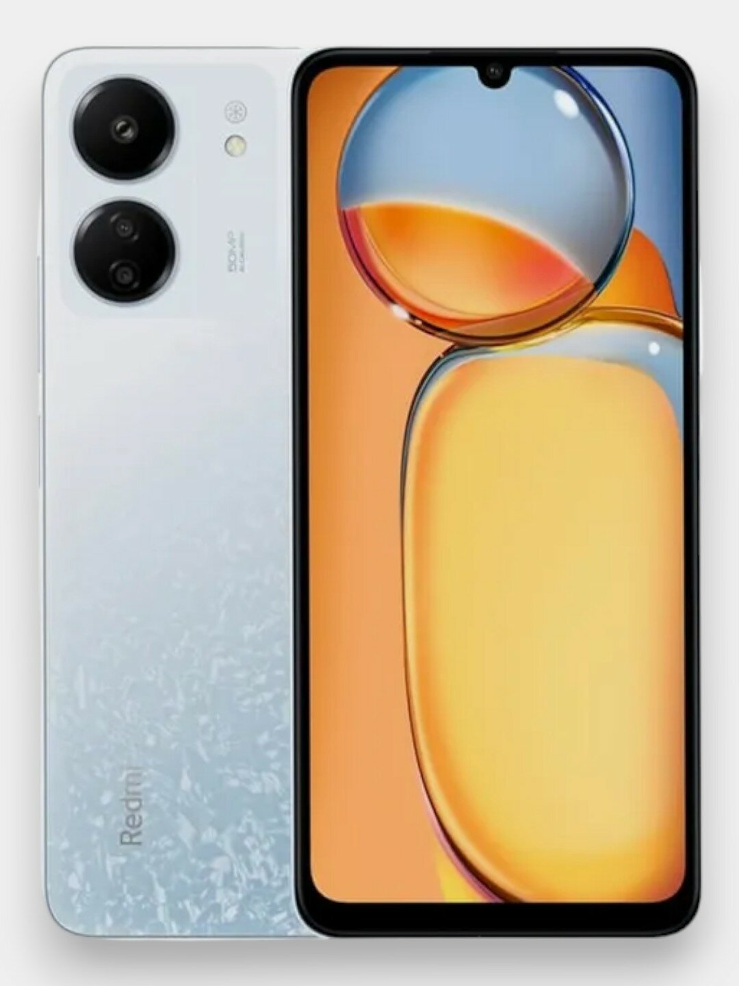 Смартфон Xiaomi Redmi 13C 8/256 ГБ RU, Dual nano SIM, ледниковый белый