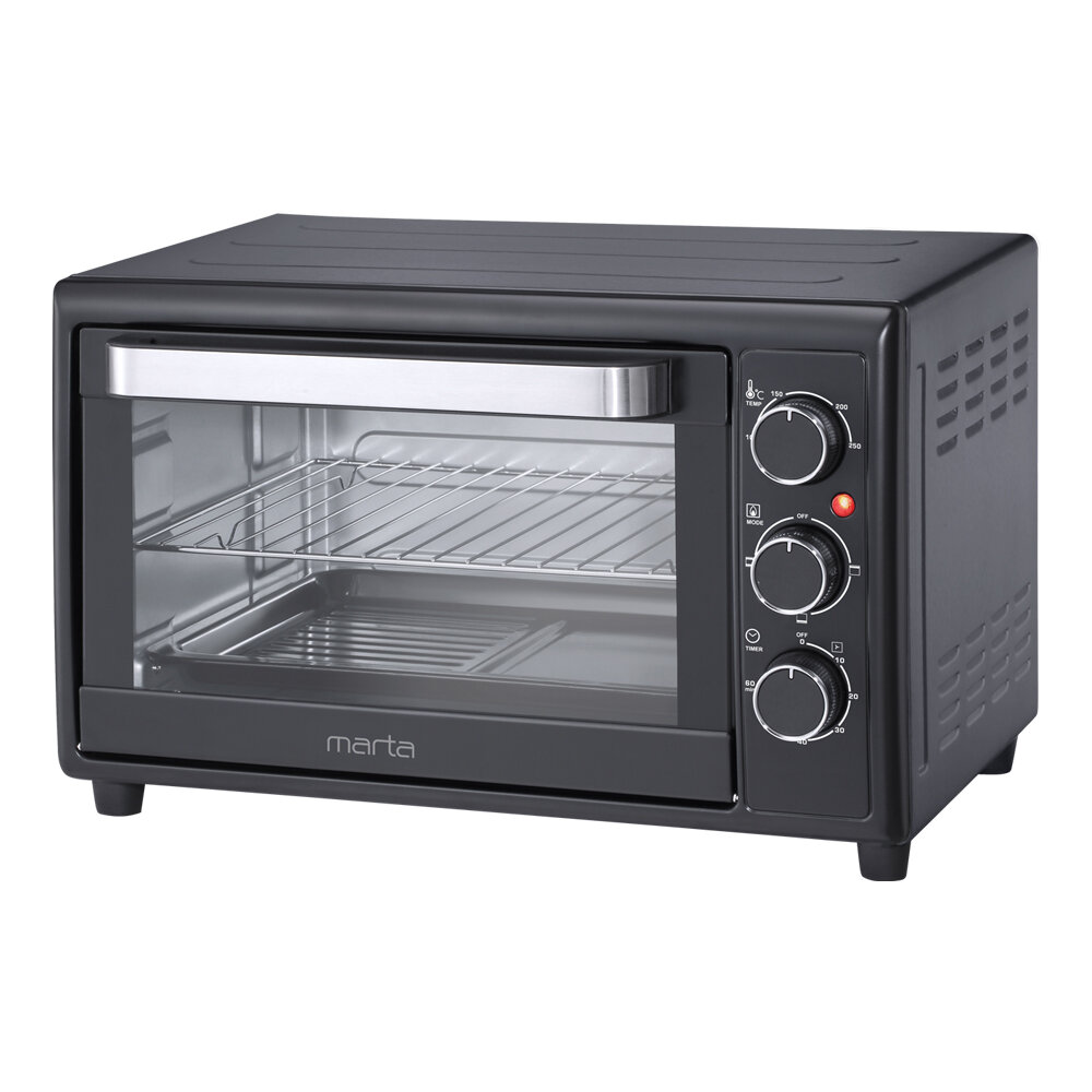 фото MARTA MT-EO4430B черный жемчуг духовой шкаф (Мини-печь)