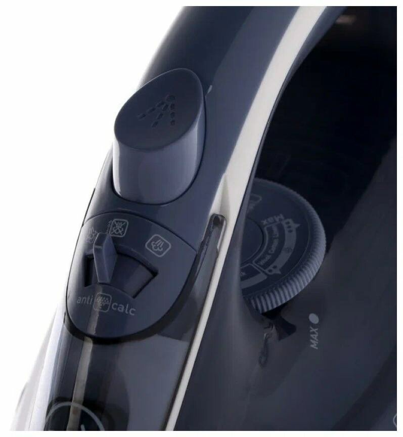 Утюг Tefal Express Steam FV2837E0, 2400 Вт, синий/белый