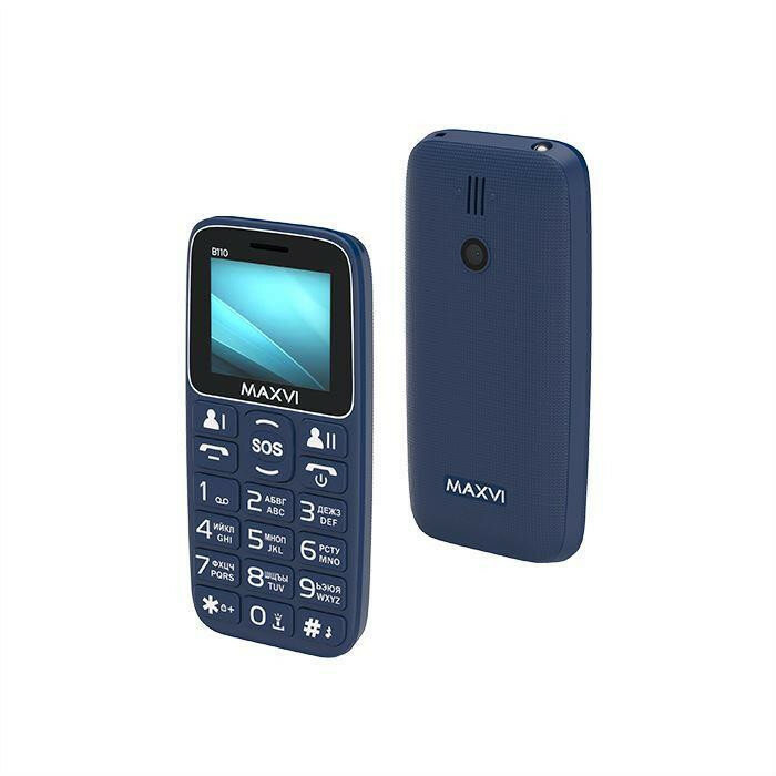 Телефон мобильный (MAXVI B110 Blue)
