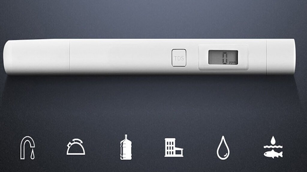 Тестер качества воды Xiaomi Mi TDS Pen (XMTDS01YM) - фото №4