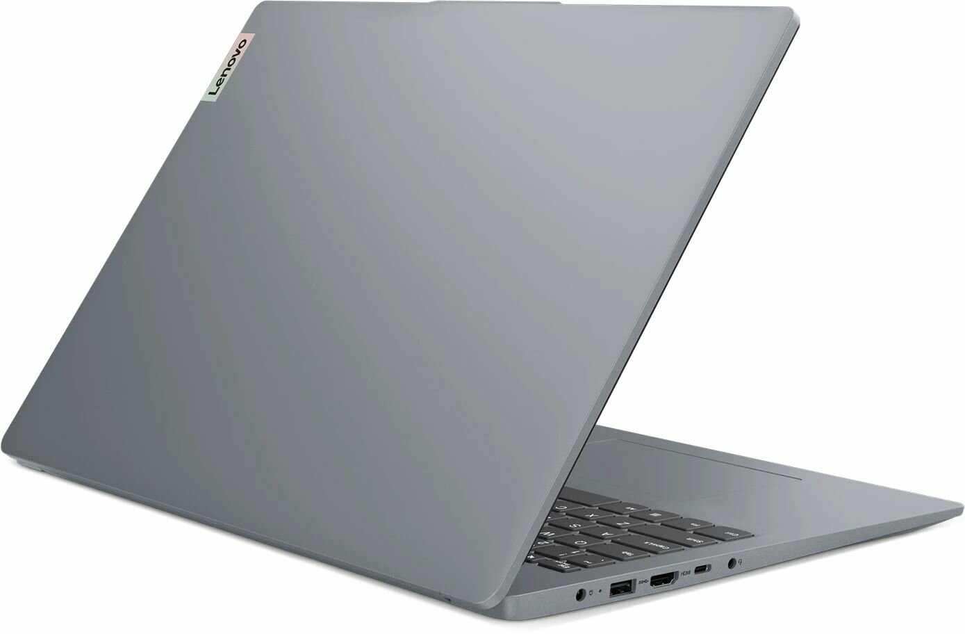 Ноутбук Lenovo IP Slim 3 16IAH8, 16", IPS, Intel Core i5 12450H, LPDDR5 8ГБ, SSD 512ГБ, Intel UHD Graphics, серый (83es0012rk)