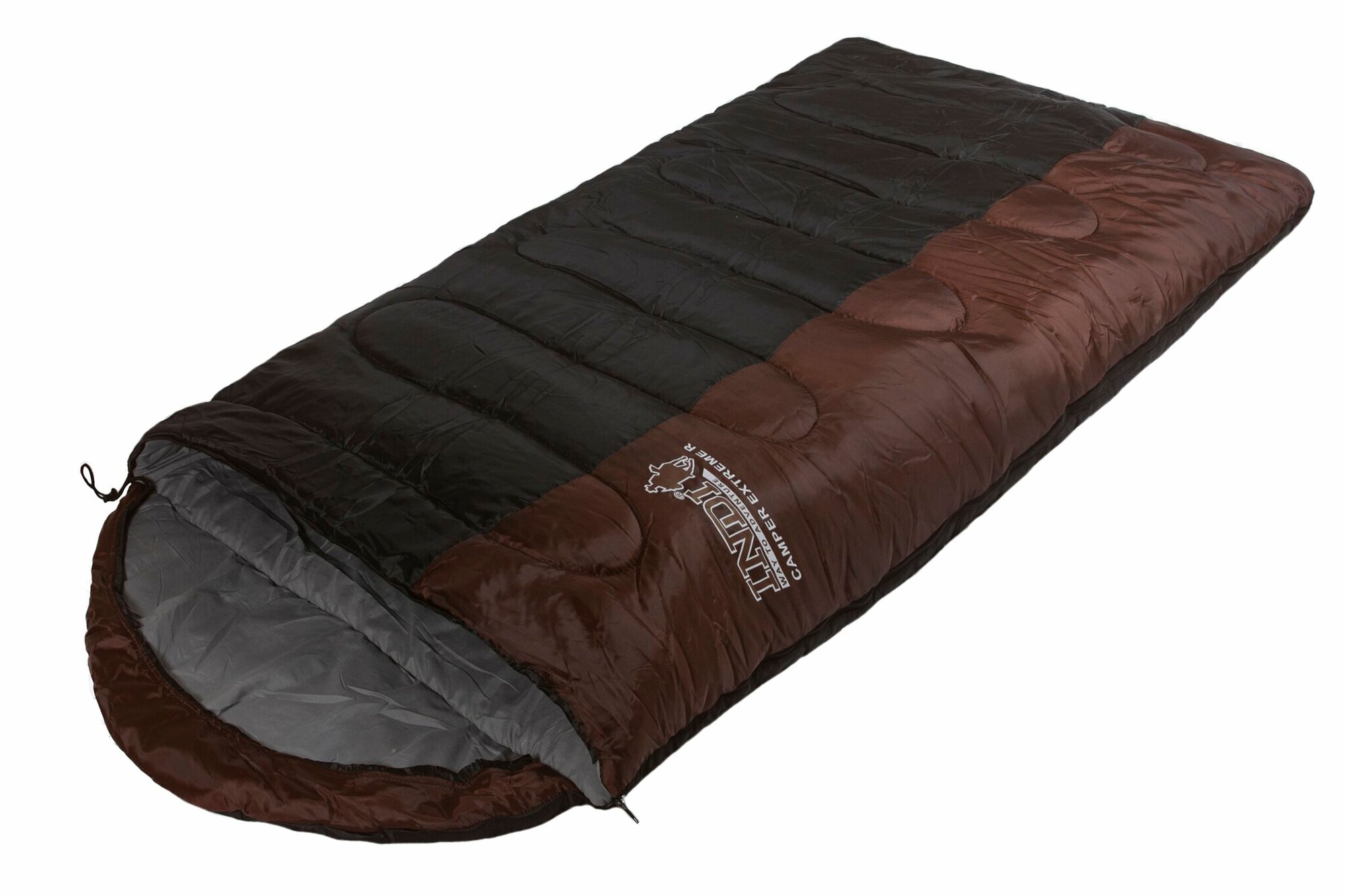 Спальный мешок INDI Camper Extreme R-zip от -27 °C (одеяло с подголовником 195+35X90 см)