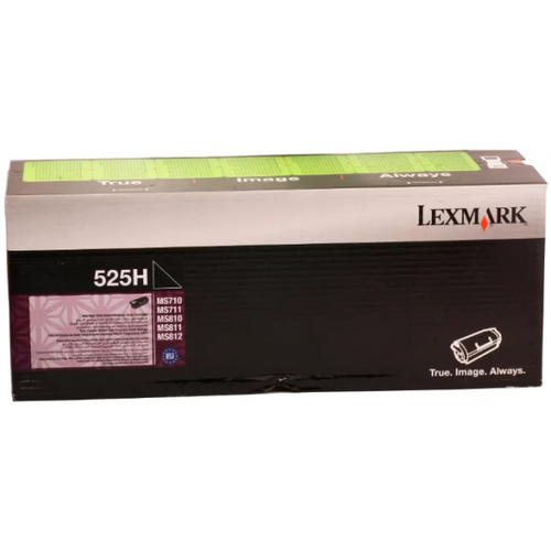 52D5H00 / 52D0HA0 / 52D5H0E №525H Lexmark оригинальный черный картридж для Lexmark MS710 /MS711 /MS8 картридж лазерный cactus cs lx52d5h00 52d5h00 черный 25000стр для lexmark ms810ms811ms812