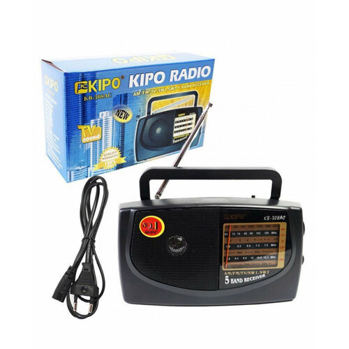 Портативный радиоприемник 205 см черный 2182₽