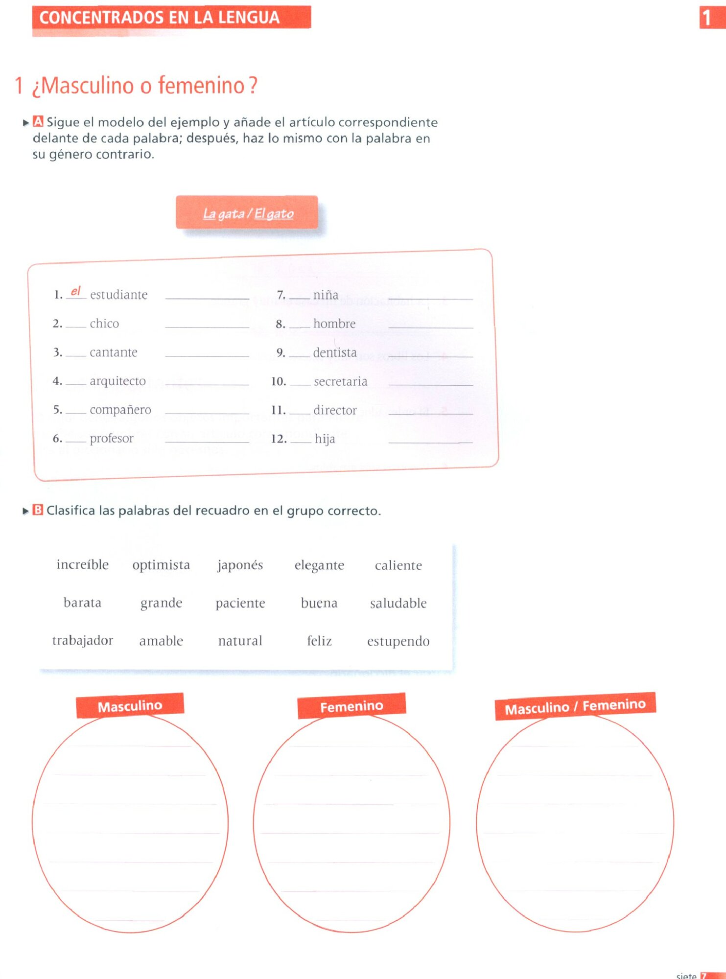 Metodo 1 de espanol. A1. Cuaderno de ejercicios - фото №17