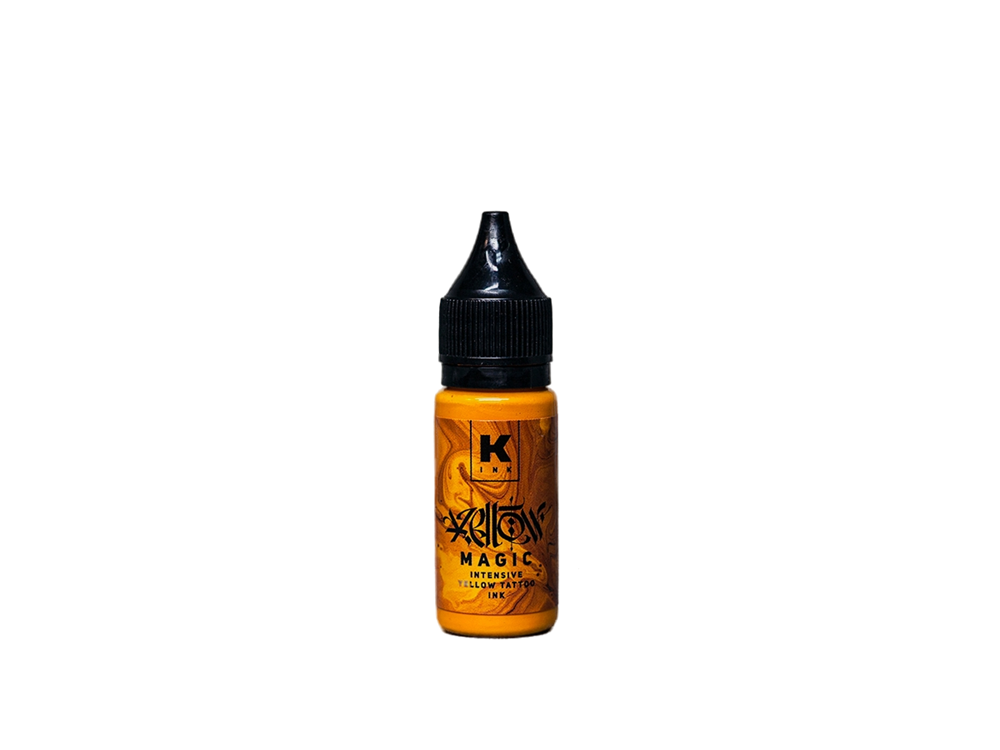 Краска Yellow Magic intensive yellow tattoo ink 15 мл