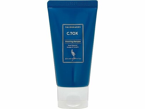 Шампунь для ночного восстановления волос в мини-формате Salonhands C.TOX blooming shampoo