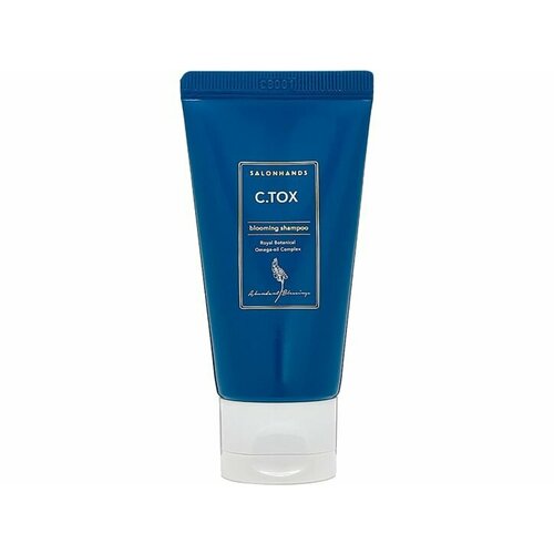 Шампунь для ночного восстановления волос в мини-формате Salonhands C.TOX blooming shampoo