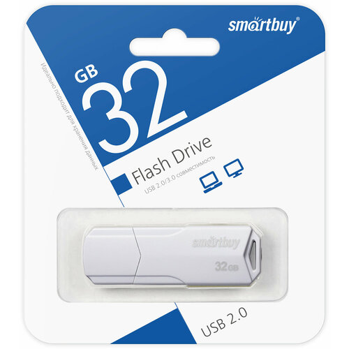 UFD 20 SmartBuy 032GB CLUE White SB32GBCLU-W 238₽