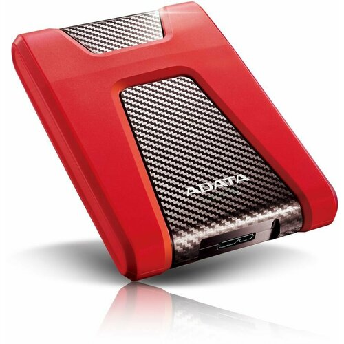 adata hd650 2tb red usb 3 2 gen 1 external hard drive red ahd650 2tu3 crd 2 tb Внешний HDD диск ADATA DashDrive HD650 1TB Red (AHD650-1TU31-CRD)