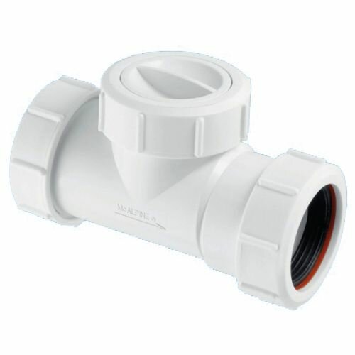 Обратный клапан McALPINE Z2850-NRV 50mm, для канализации, пластик