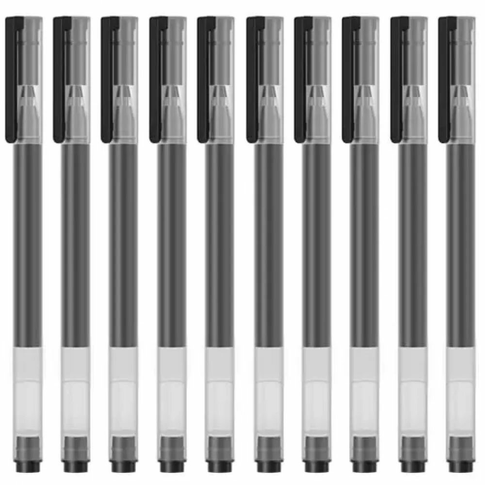 Набор гелевых ручек Xiaomi MI Jumbo Gel Ink Pen (MJZXB02WC) 10 шт, черные