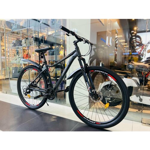 Велосипед горный скоростной DKALN 728 29 дюймов / взрослый, мужской и женский для прогулки / скоростной, спортивный велик черный / красный