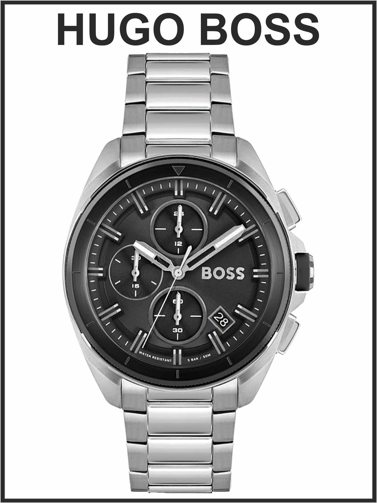 Наручные часы Volane HB1513949, черный, серебряный