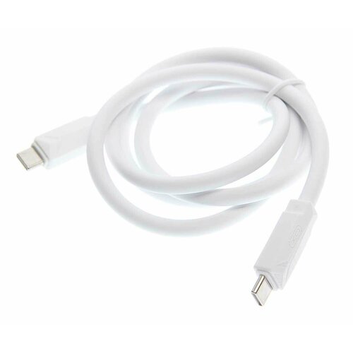 Кабель USB Type C-USB Type C 1м белый, NBQ233B White, XO дата кабель type c type c runway 1м белый