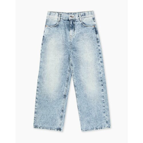 Джинсы Gloria Jeans, размер 8-9л/134 (34), синий юбка gloria jeans размер 8 9л 134 33 синий