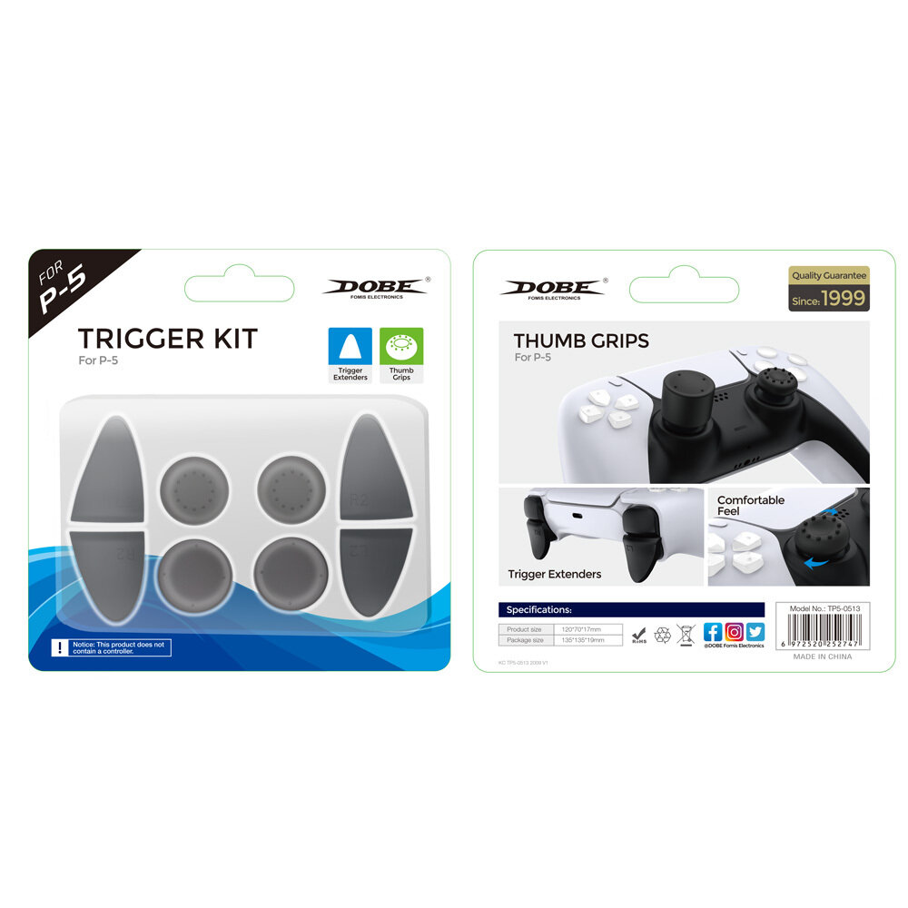 Накладки на триггеры Dobe для PS5 Dualsence TP5-0513 - фото №18