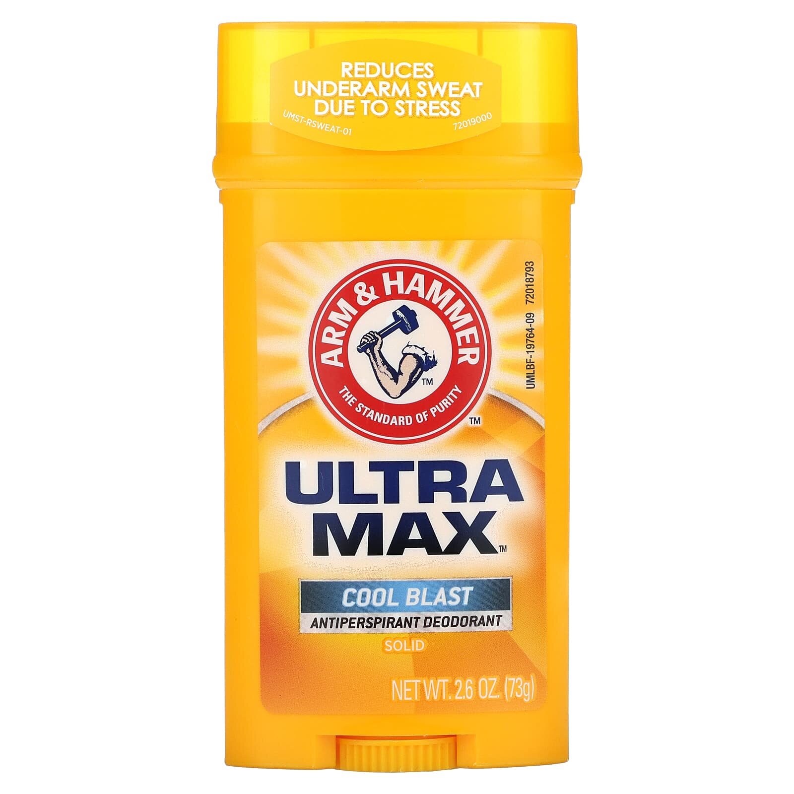 Arm&Hammer Дезодорант-антиперспирант (срок до 10/24) стик Ultramax Cool Blast, 73 мл, 73 г