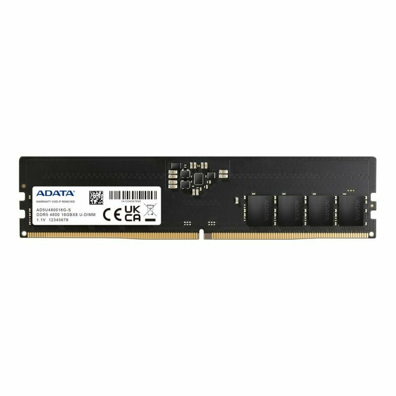 Оперативная память ADATA DDR5 16Gb 4800MHz pc-34800 XPG GAMMIX (AD5U480016G-S)