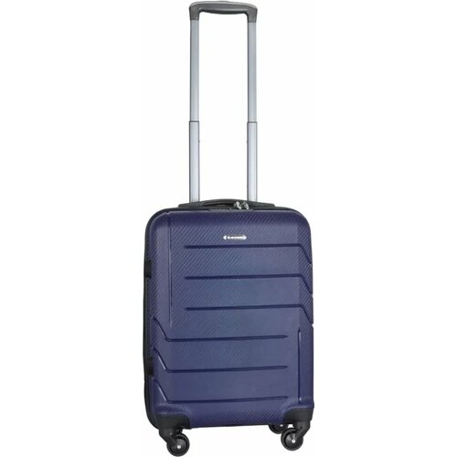 Чемодан Rion+, 70 л, размер XL, синий чемодан rion 57 л размер xl зеленый